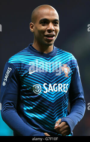 Soccer - International Friendly - Argentina v Portugal - Old Trafford. Joao Mario, Portugal Stock Photo