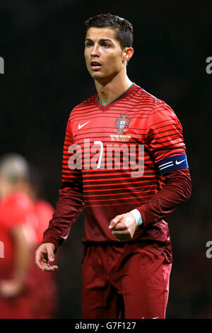 Soccer - International Friendly - Argentina v Portugal - Old Trafford. Cristiano Ronaldo, Portugal Stock Photo