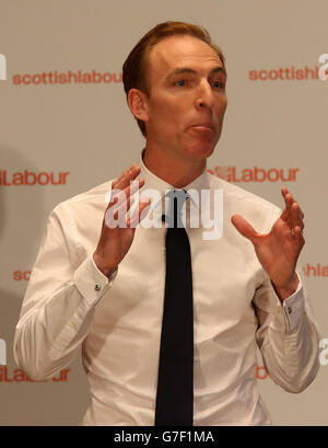 Scottish Labour leadership candidate Jim Murphy at City Halls in Glasgow for a Labour Scottish leadership hustings. Stock Photo
