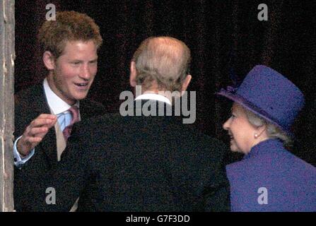 Prince Harry at Lady Tamara Grosvenor wedding Stock Photo