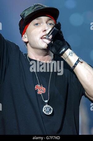 Eminem MTV Europe Music Awards 2004 Stock Photo 107900111 Alamy