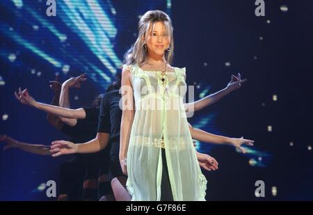 Rachel Stevens during the Smash Hits Poll Winners Party at Wembley Arena in north London. Stock Photo