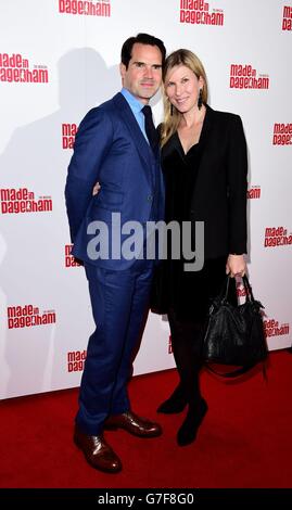 Jimmy Carr and partner Karoline Copping attending The ...