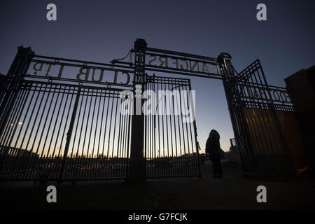 Soccer - Scottish League Cup - Quarter Final - Rangers v St Johnstone - Ibrox Stadium Stock Photo