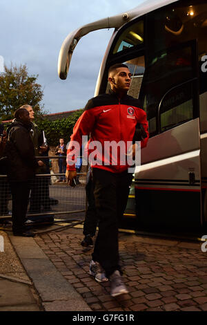 Soccer - Sky Bet Championship - Fulham v Charlton Athletic - Craven Cottage. Charlton Athletic's Karlan Ahearne-Grant Stock Photo