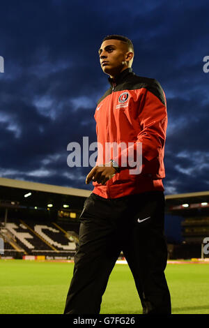 Soccer - Sky Bet Championship - Fulham v Charlton Athletic - Craven Cottage. Charlton Athletic's Karlan Ahearne-Grant Stock Photo