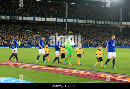 Soccer - UEFA Europa League - Group H - Everton v Lille - Goodison Park Stock Photo