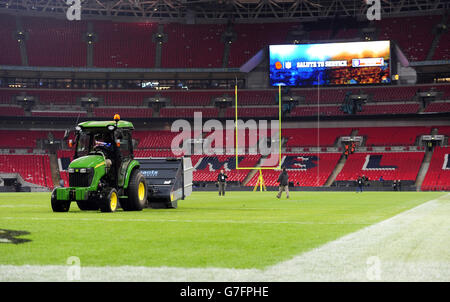 Gridiron - NFL International Series 2014 - Dallas Cowboys v Jacksonville Jaguars - Wembley Stadium Stock Photo