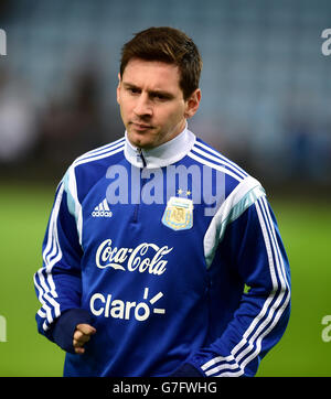 Soccer - International Friendly - Argentina v Croatia - Upton Park. Lionel Messi, Argentina Stock Photo