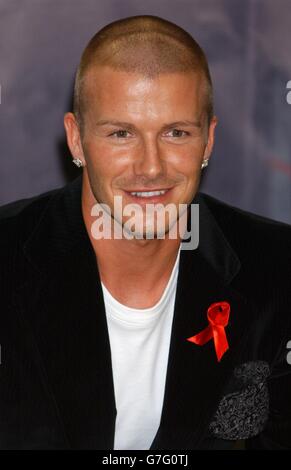 David Beckham DVD signing Stock Photo
