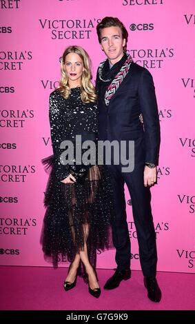Poppy Delevingne and husband James Cook arriving for the Victorias Secret Fashion Show 2014 held at Earls Court, London England. Stock Photo