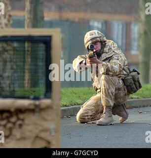Iraq Training Stock Photo