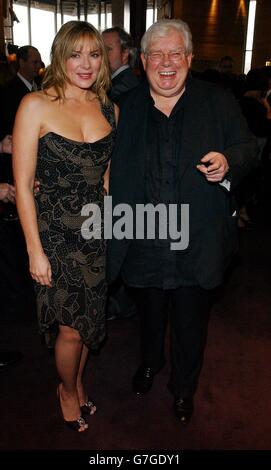 Actress Kim Cattrall during the Evening Standard Theatre Awards 2004 at ...
