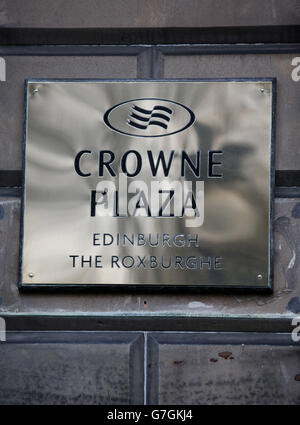 Crowne Plaza Edinburgh - The Roxburghe Stock Photo