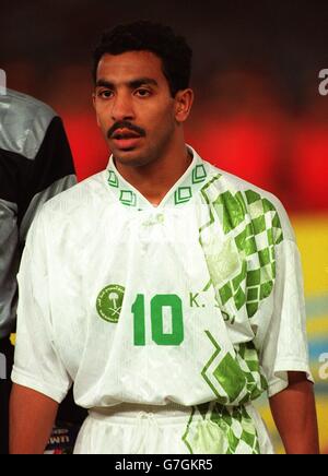 International Soccer ...  ASIA'96 Semi Final  Iran v Saudi Arabia Stock Photo