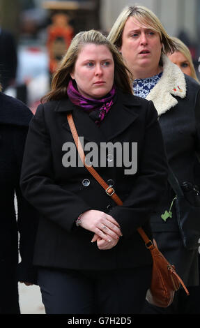 Rebecca Rigby, wife of murdered soldier Lee Rigby, at the Fusilier ...