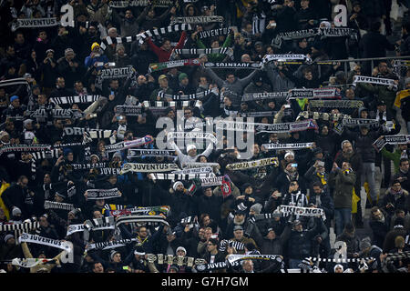 A Juventus soccer fan shows a scarf to remember the Heysel tragedy at the  King Baudouin stadium in Brussels, Sunday May 29, 2005. Fans from Britain,  Italy and Belgium marked the Heysel