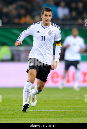 Miroslav Klose, Germany, international football match, friendly match, Germany - Netherlands 3:0, Imtech Arena, Hamburg Stock Photo