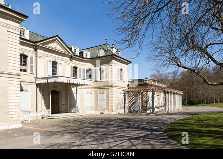 View on the Villa La Grange in the park La Grange in Geneva, Switzerland, on a sunny day in spring Stock Photo