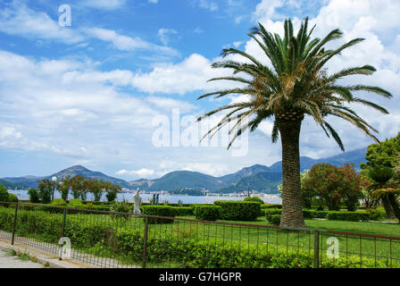 Becici Beach, Becici, Budva Riviera, Montenegro Stock Photo