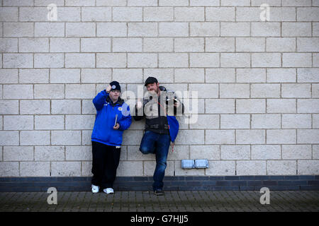 Leicester City fans outside the ground before the Sky Bet Championship ...