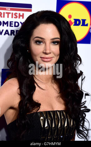 British Comedy Awards 2014 - London. Tulisa Contostavlos attending the British Comedy Awards at the Fountain Studios in Wembley, London. Stock Photo