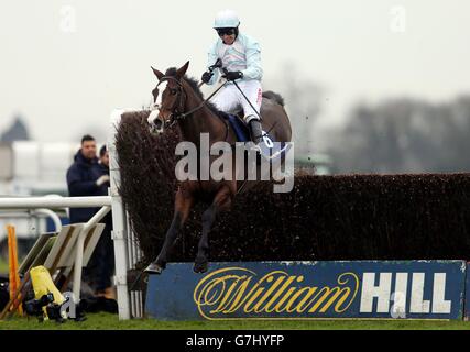 Horse Racing - 2014 William Hill Winter Festival - Day One - Kempton Park Stock Photo