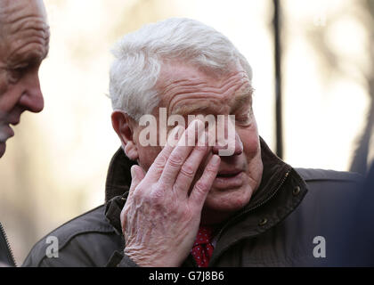 Lord Ashdown attending the funeral of Jeremy Thorpe, former leader of the Liberal Party, at St Margaret's Church in Westminster, London. Stock Photo