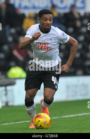 Soccer - Sky Bet Championship - Derby County v Norwich City - iPRO Stadium. Derby County's Jordon Ibe Stock Photo