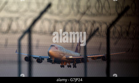 Virgin plane problem Stock Photo - Alamy