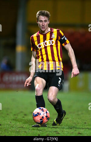 Soccer - FA Cup - Third Round - Replay - Bradford City v Millwall - Valley Parade. Stephen Darby, Bradford City Stock Photo