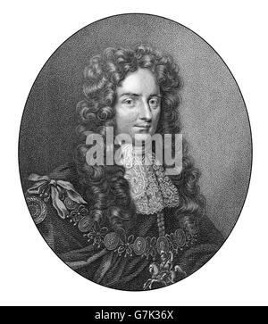 Laurence Hyde, 1st Earl of Rochester, 1642-1711, an English statesman and writer Stock Photo