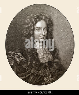 Laurence Hyde, 1st Earl of Rochester, 1642-1711, an English statesman and writer Stock Photo