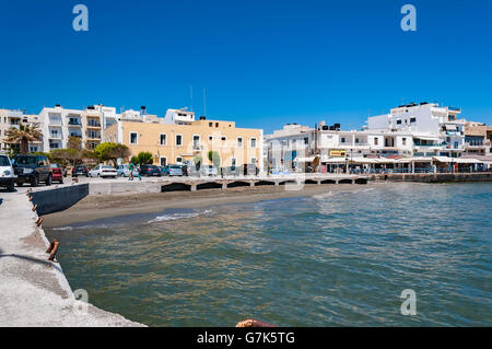 An image of the southern coastal town of Lerapetra on the Greek island of Crete. Stock Photo