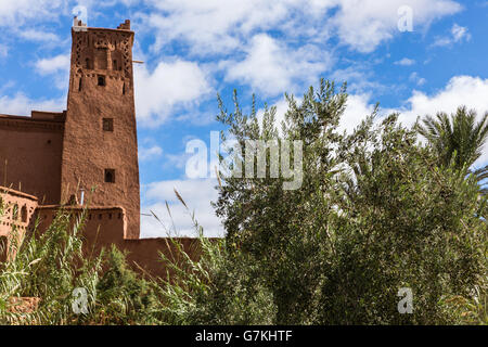 Beautiful view of kasbah Ait ben Haddou in Morocco Stock Photo