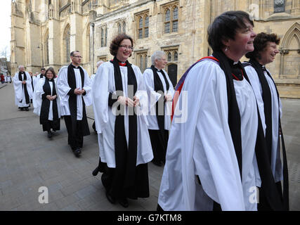 First female Bishop consecration Stock Photo