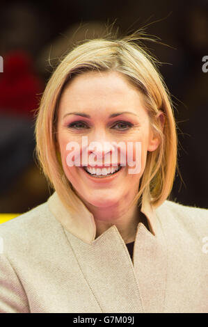 Jenni Falconer arriving at a screening of Peppa Pig: The Golden Boots at the Odeon cinema, in Leicester Square, London. Stock Photo