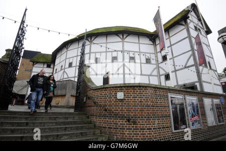General view of Shakespeare's Globe Theatre in Southwark, London. Stock Photo
