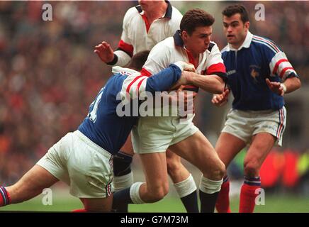 Five Nations Rugby Union ... England v France Stock Photo