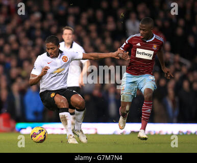 Match ball with branding during the Premier League match between West ...