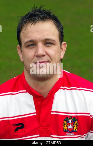 Rugby League - Wigan Warriors Photocall Stock Photo