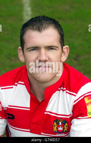 Rugby League - Wigan Warriors Photocall Stock Photo