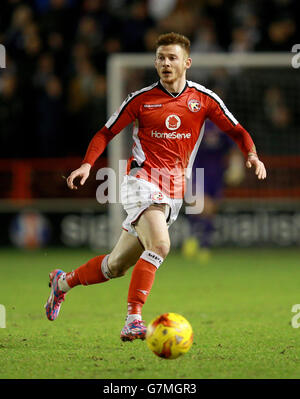 Soccer - Johnstone's Paint Trophy - Northern Area Final - Second Leg - Walsall v Preston North End - Banks's Stadium. Walsall's Jordan Cook Stock Photo