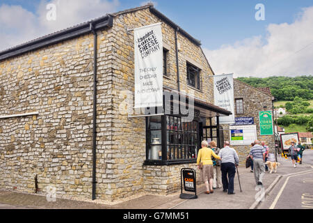 Cheddar Gorge Cheese Company, Cheddar Gorge, Somerset, England, UK Stock Photo