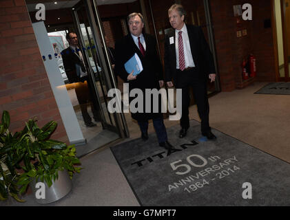 Ed Balls visit to Bedford Stock Photo