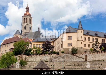 St James Church and Italian Court, Kutna Hora, UNESCO town, Czech Republic Stock Photo