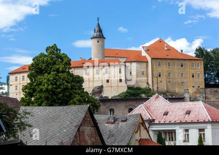 Ledec Nad Sazavou, Gothic Castle Czech Republic Stock Photo