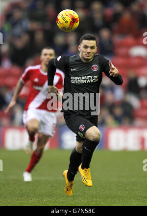 Soccer - SkyBet Championship - Middlesbrough v Charlton Athletic - Riverside Stadium. Tony Watt, Charlton Athletic. Stock Photo