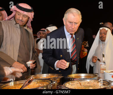 Royal visit to the Middle East - Day 5 Stock Photo