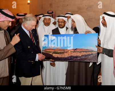 Royal visit to the Middle East - Day 5 Stock Photo